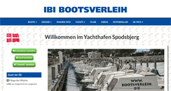 Desktop Screenshot of bootsverleih.dk